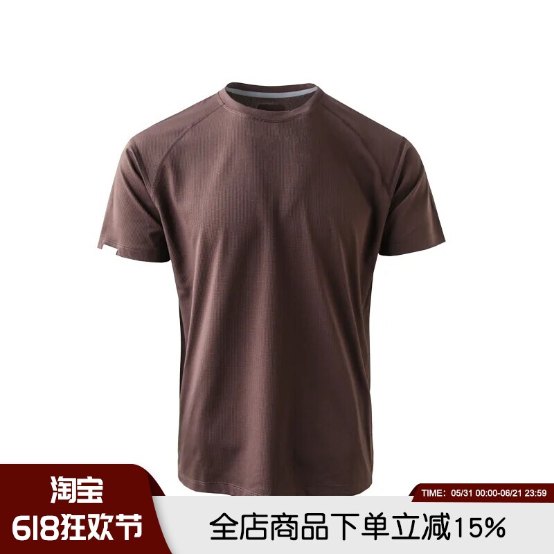 把“舒适“穿成职场态度~亲肤华夫格夏季高端男士速干透气短袖T恤