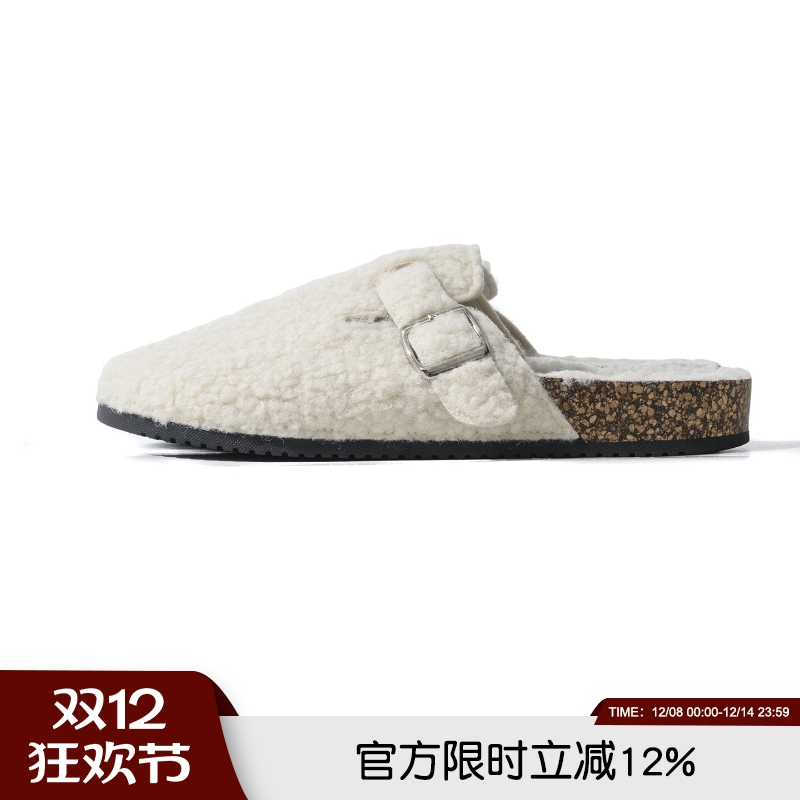 欧线高端2025年秋冬新款男女情侣时尚休闲潮流居家保暖拖鞋勃肯鞋