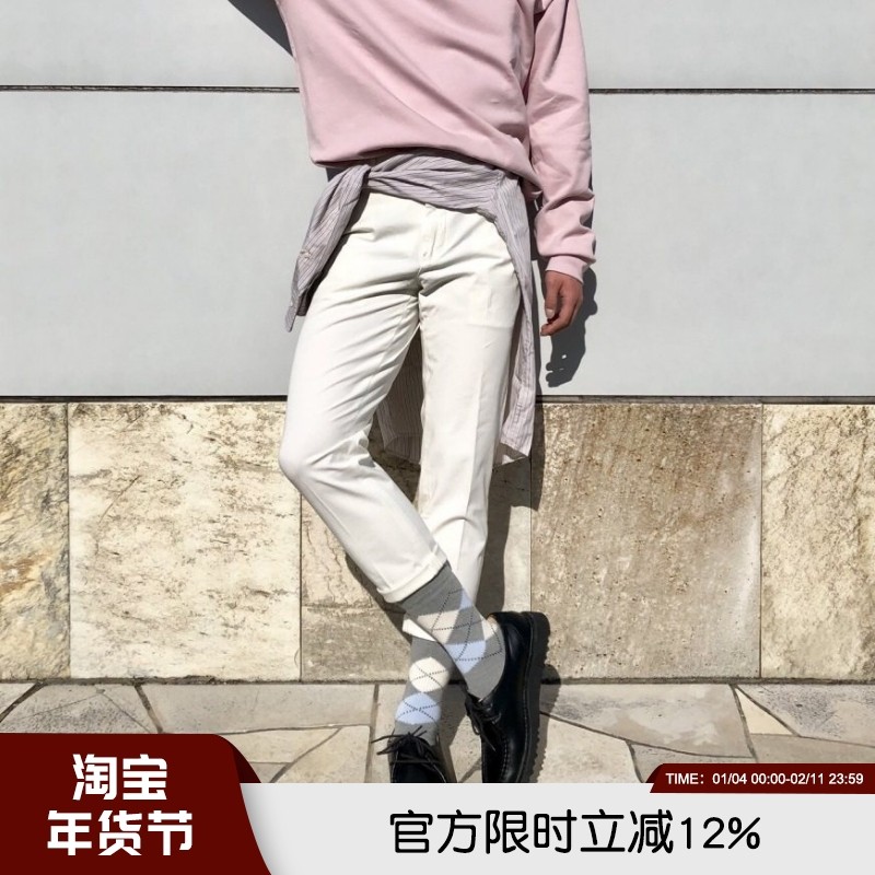 品质教科书 裤型真心帅 24年春夏男士时尚简约棉质水洗九分休闲裤,男装,休闲裤,淘宝优惠券,粉丝福利购,淘宝优惠卷