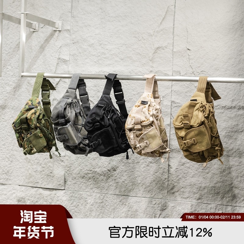 北美牛包！600D高端防撕裂耐磨男女通用户外战术单肩包斜挎包腰包,箱包皮具/热销女包/男包,通用款女包,淘宝优惠券,粉丝福利购,淘宝优惠卷