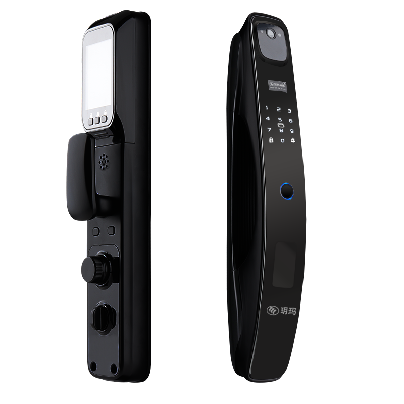 玥玛3D人脸智能锁家用公寓木门电子门锁指纹密码入户防盗门锁可视