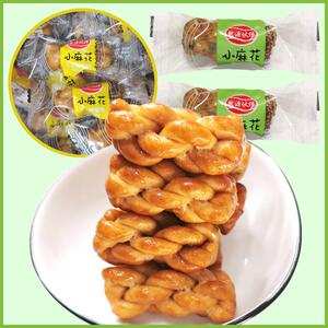 然源伙伴小麻花芝士海苔香酥脆传统糕点零食办公休闲食品小吃早餐