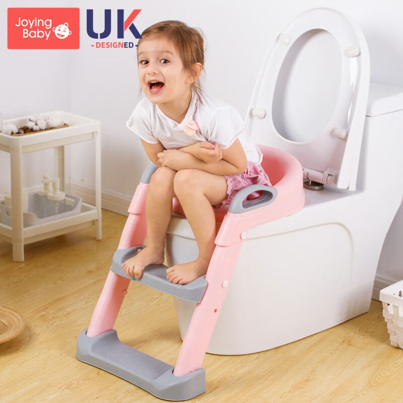 JOYINGBABY儿童坐便器马桶梯椅女宝宝小孩男孩厕所马桶架盖婴儿座