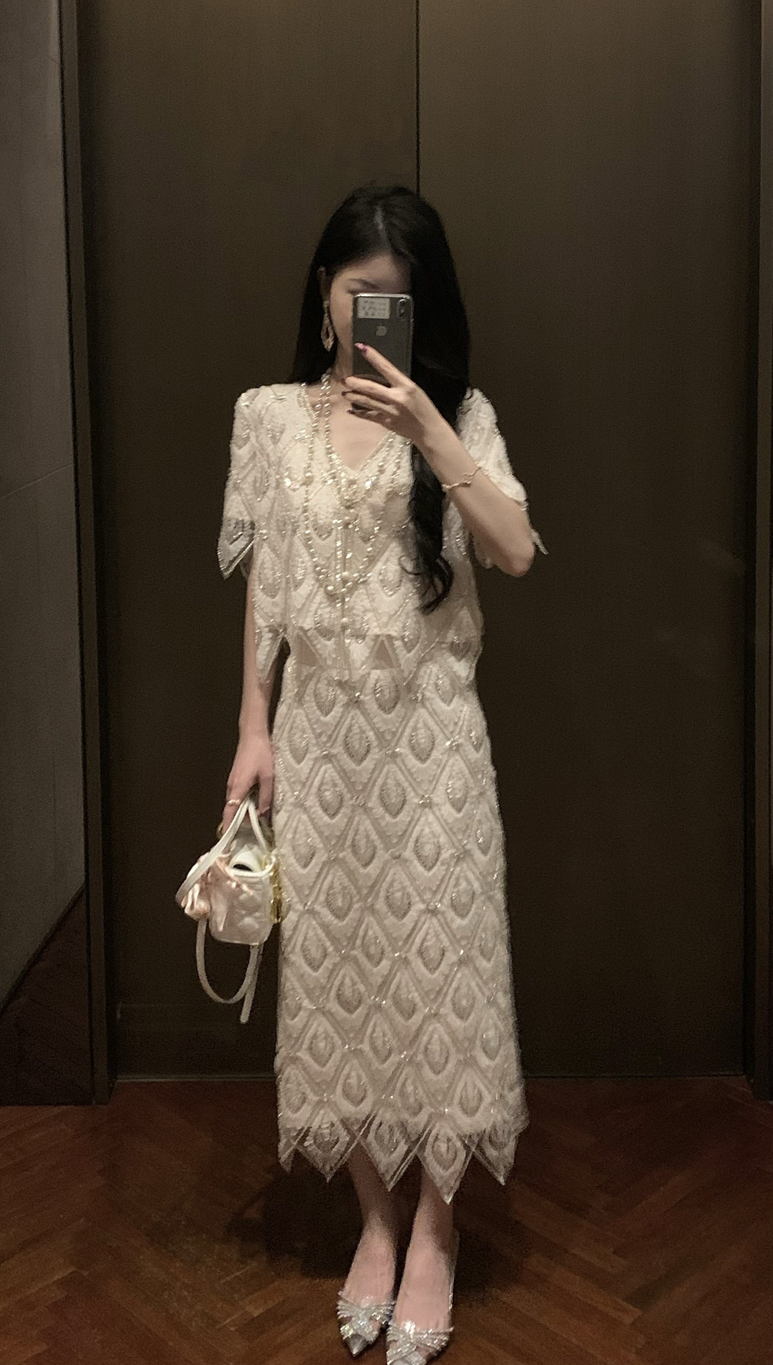 ONE ESTEE原创设计2025夏季新款法式高级感连衣裙气质轻奢裙子女