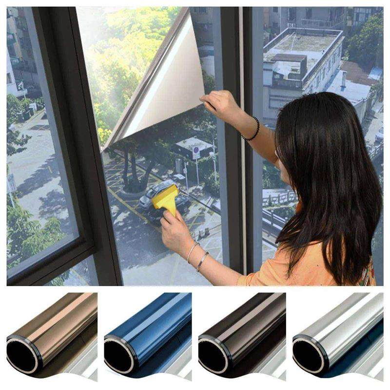 One Way Window Film Privacy, Selfadhesive Glass Sticker for