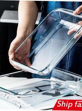 dinner bowls plates dish glass heat resistant baking oven