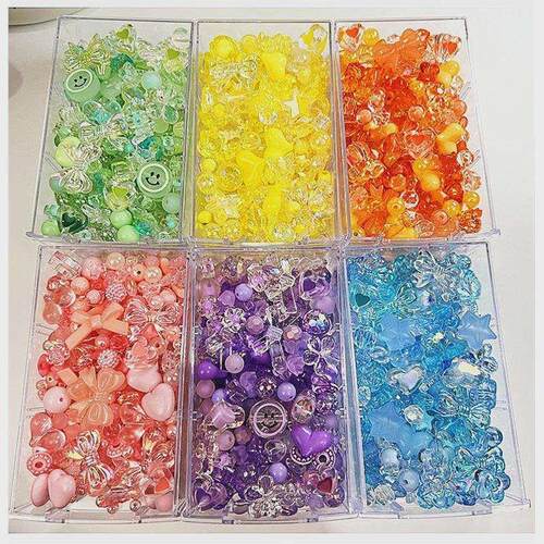 Acrylic Beads For DIY Handmade Bracelet Making Accessories