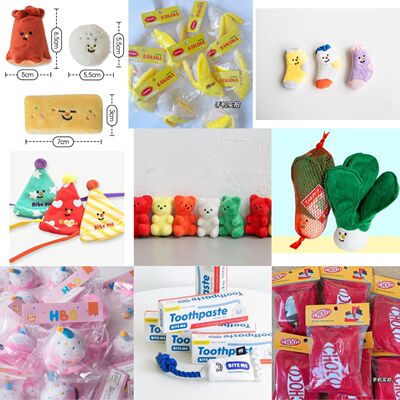 泰迪比熊柴犬金毛柯基套装玩具