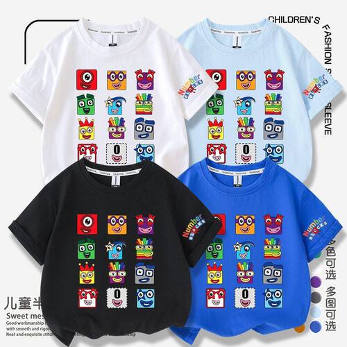 新款numberblocks数字积木衣服