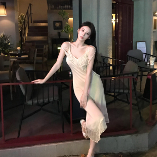现货！欲望都市~经典款 亮晶晶纱线 特殊手工钩针设计针织连衣裙