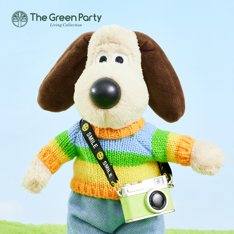 TheGreenParty掌门狗毛绒公仔