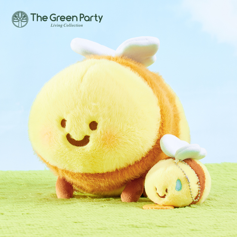 TheGreenParty蜜蜂毛绒公仔玩偶