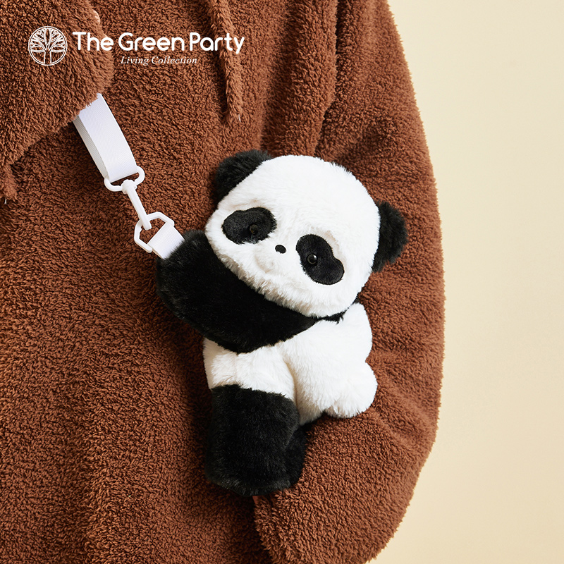 TheGreenParty水豚毛絨趴趴包包