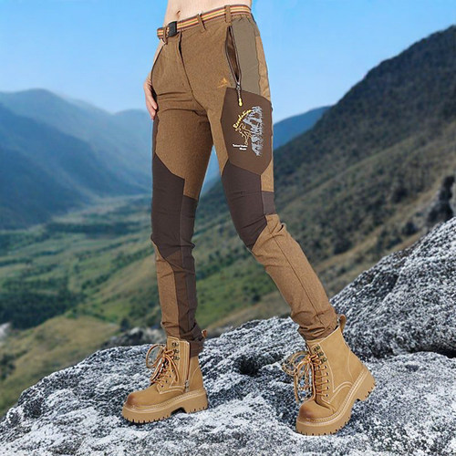 户外防水登山裤女春秋速干裤弹力