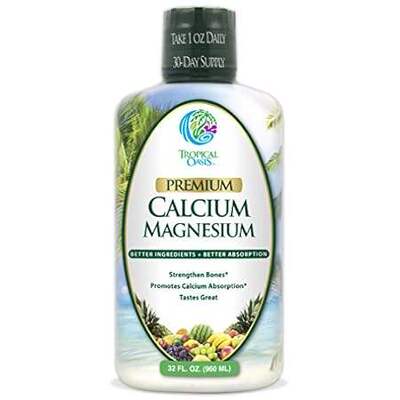 Premium Liquid Calcium Magnesium Citrate - Natural formul