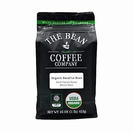 The Bean Organic Coffee Company Decaf Le Bean， Dark Frenc