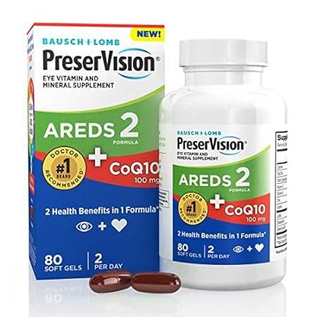 PreserVision AREDS 2 Eye Vitamins with CoQ10 for Heart He