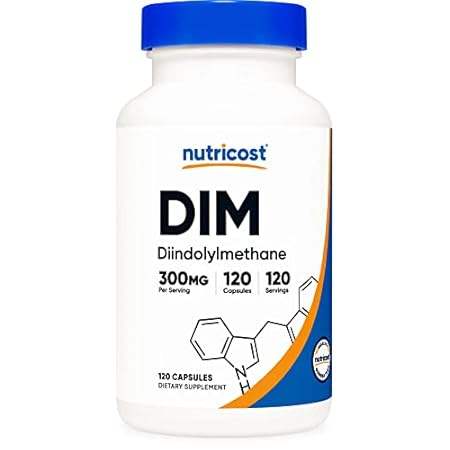 Nutricost DIM (Diindolylmethane) Plus BioPerine 300mg, 12