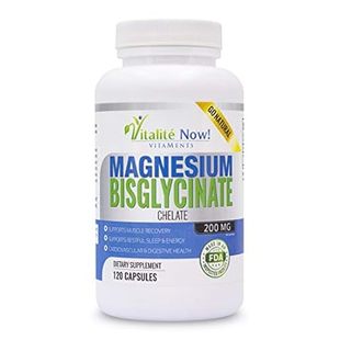 Magnesium Bisglycinate 200mg 100% Chelated - Max Absorpti