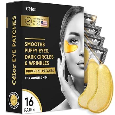 CéLOR Eye Under Eye Patches for Puffy Eyes and Dark Circl