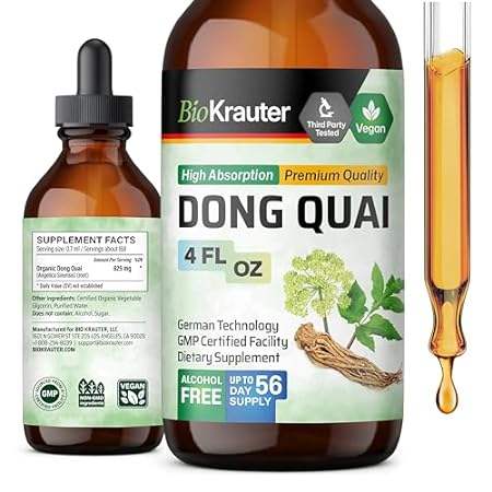 Dong Quai Tincture - Organic Angelica Root Liquid Extract