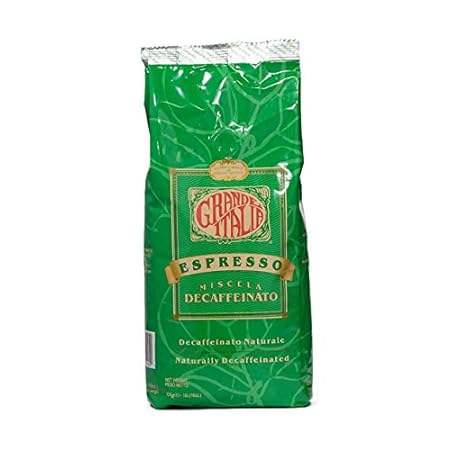 Grande Italia Decaf Whole Bean Espresso， Miscela Decaffei