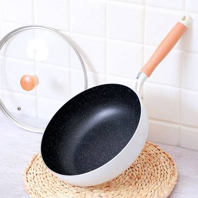 non-stick frying pan induction cooker cooking pot不粘平底锅