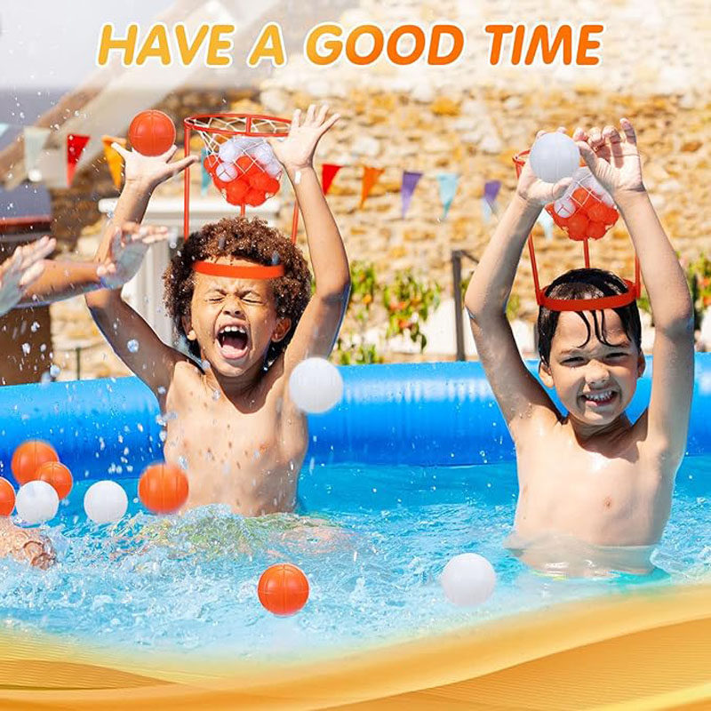 2Pcs head hoop basketball game set with 20 balls - Product image 5