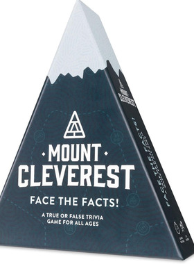 Mount Cleverest True or False Trivia Game Family Card Game