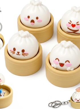 4PCS Dumpling Keyboard Fidget Toy - Clicker Clicky Keyboard