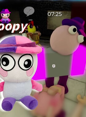 跨境新品Roblox游戏周边Moopy piggy Plush游戏毛绒玩具公仔玩偶