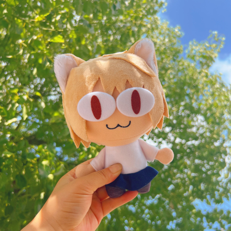 型月世界周边月姬猫arc爱尔奎特棉花娃娃可爱毛绒玩偶公仔同人