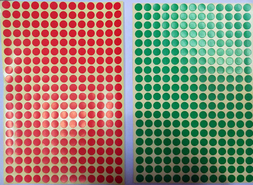 圆点贴纸做标记1cm标签记号贴黄色蓝色红色绿色包邮加粘15张每包