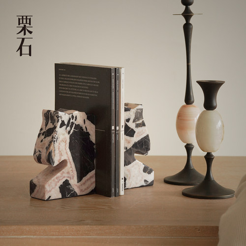 中古风轻奢玉石烛台摆件