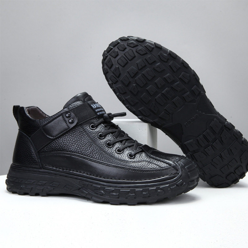 FOREIGN TRADE ORIGINAL SINGLE TAIL GOODS BROKEN CODE CLEARANCE 2023 WINTER NEW CASUAL VELVET SHOES VERSATILE FASHION SNEAKERS MEN