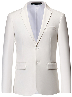 【厂家直销】新款男士春秋西服外套韩版修身休闲单排双扣潮流西装