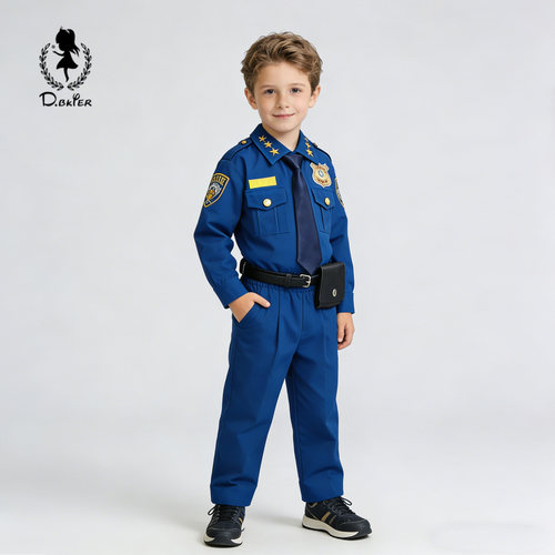 Hi！Fish男童豹子警官两件套装