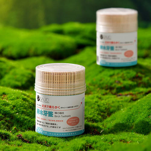 日本500支一次性牙签单头