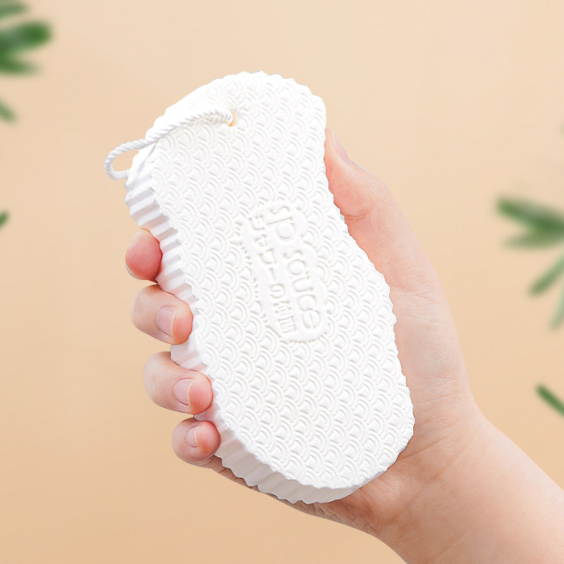 日本无痛搓澡海绵宝宝婴儿沐浴洗澡家用不伤皮肤强力搓灰搓泥神器