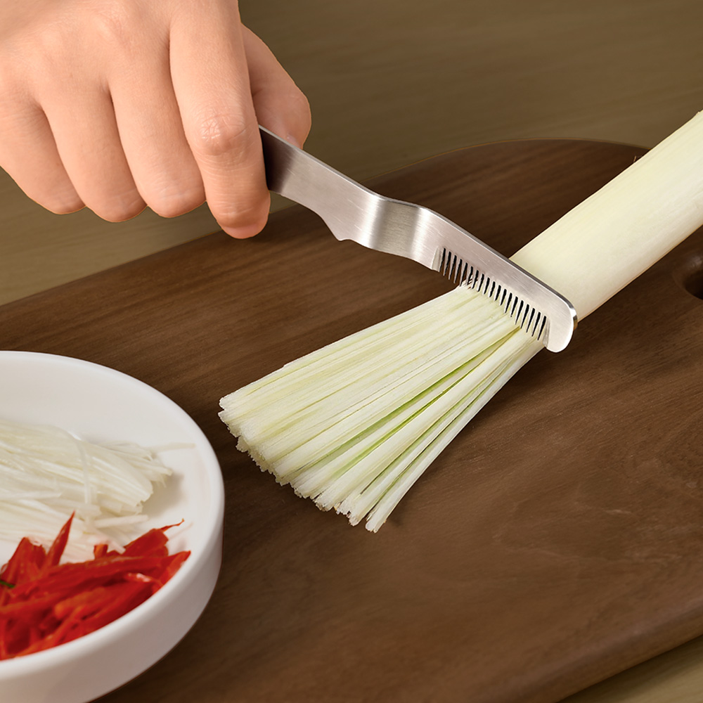 不锈钢切葱丝神器厨房大葱切丝器