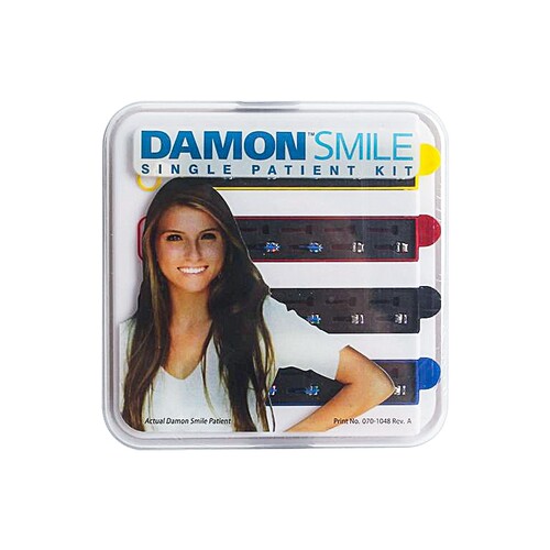 Q托槽奥美科金属自锁陶瓷