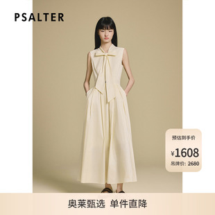 收腰大摆A型伞裙2025秋款 无袖 PSALTER诗篇背心式