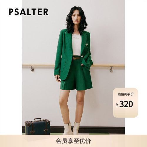 PSALTER诗篇春宽松条纹学院风西装外套