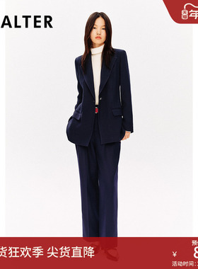 【100%美丽诺羊毛】PSALTER诗篇复古正肩修身西装外套冬季款