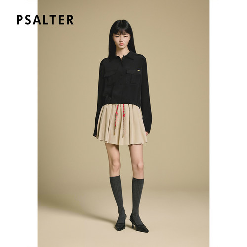 【真丝】PSALTER诗篇复古宽松桑蚕丝长袖衬衫女2025冬款