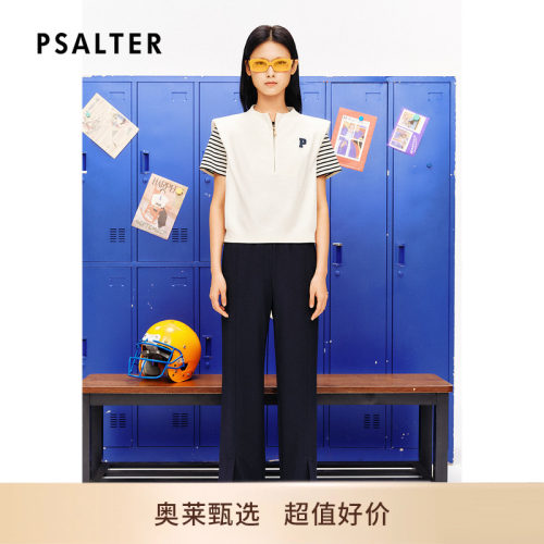 【春夏热卖】PSALTER诗篇简约立领弹力针织无袖马甲背心夏