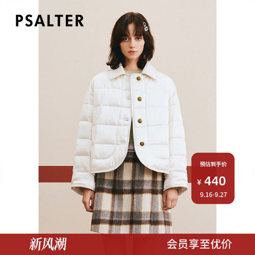 往年款-PSALTER诗篇宽松简约翻领外套鹅绒服羽绒服冬