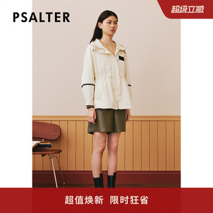 诗篇专选秋连帽抽绳减龄学院风外套