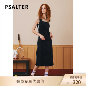 【春夏热卖】PSALTER诗篇秋方领修身学院风运动连衣裙