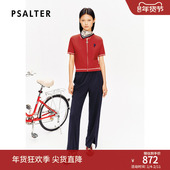 智性学院风 PSALTER诗篇肌理提花短袖 拉链开衫 针织衫 夏款